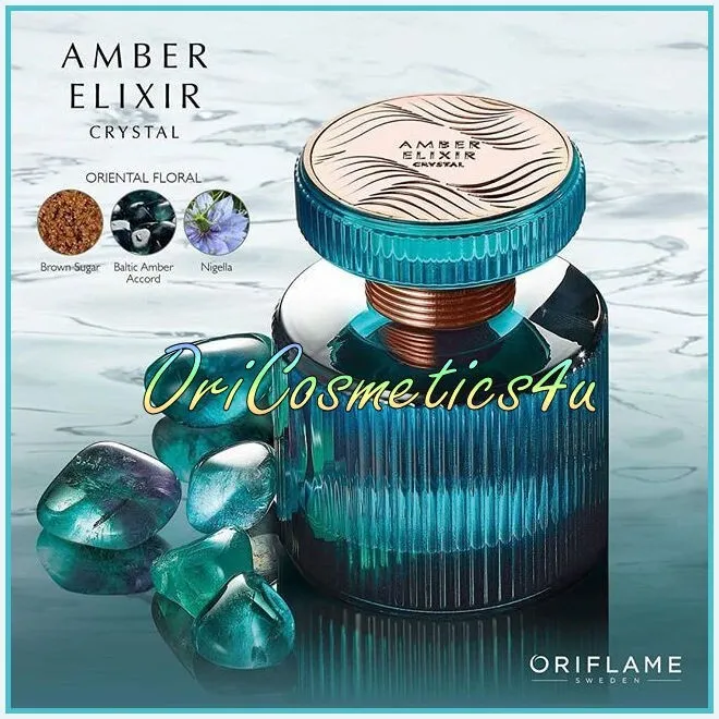 Oriflame Amber Elixir Crystal Eau de Parfum - Oriental Floral Scent For Her | eBay