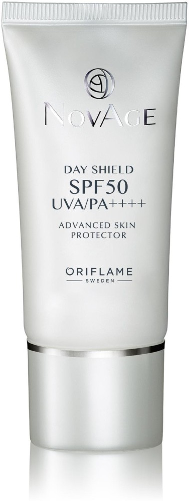 Oriflame Sweden Sunscreen - SPF 50 PA++++ Novage Day Shield SPF50 UVA/PA++++ Advance Skin Protector - Price in India, Buy Oriflame Sweden Sunscreen - SPF 50 PA++++ Novage Day Shield SPF50 UVA/PA++++